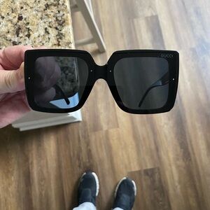 Gucci Black Square Sunglasses